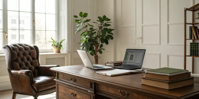 Missouri lawyer reviewing contract dispute on laptop.