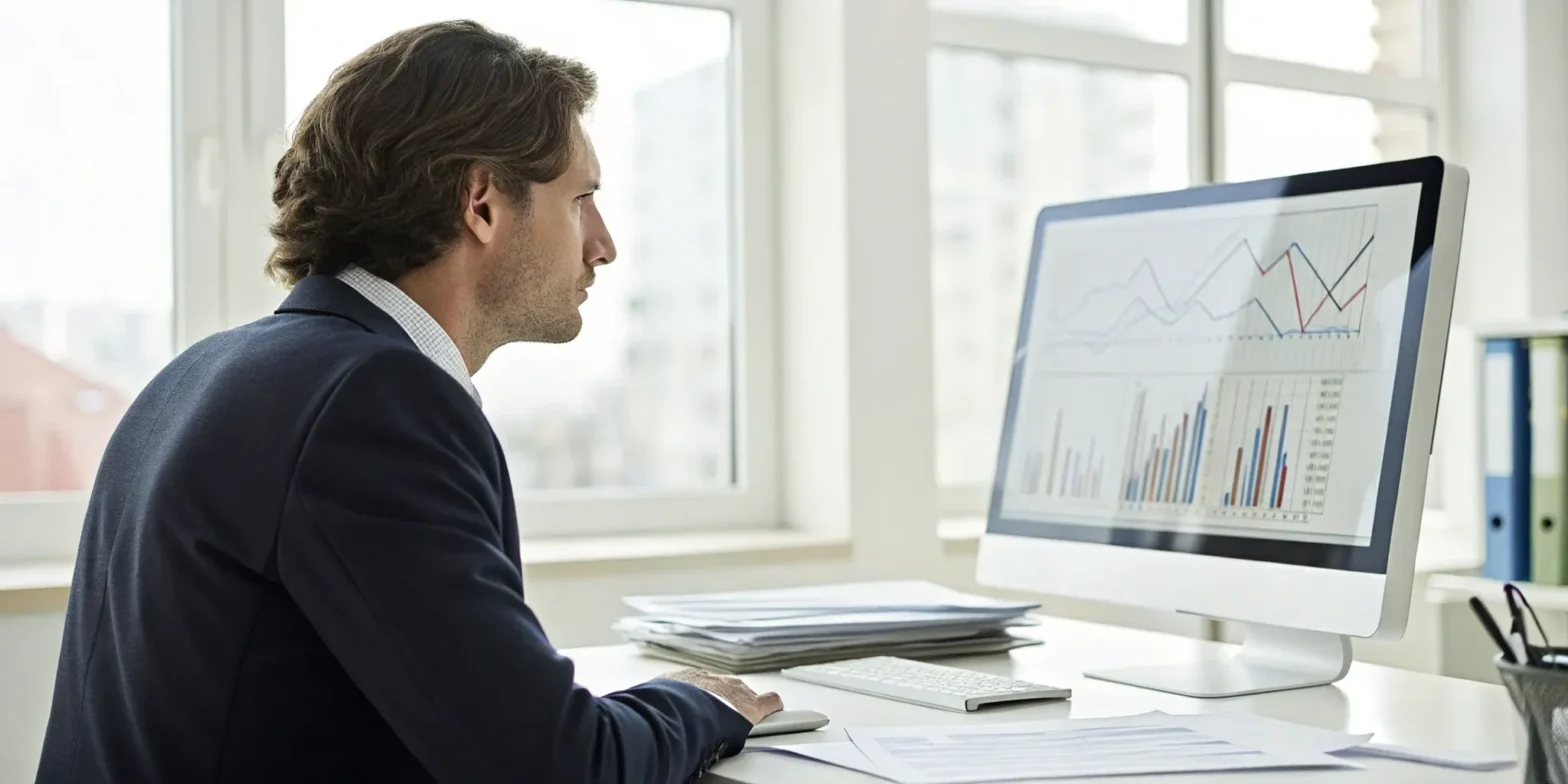 Missouri small business owner reviewing finances to collect unpaid debts.