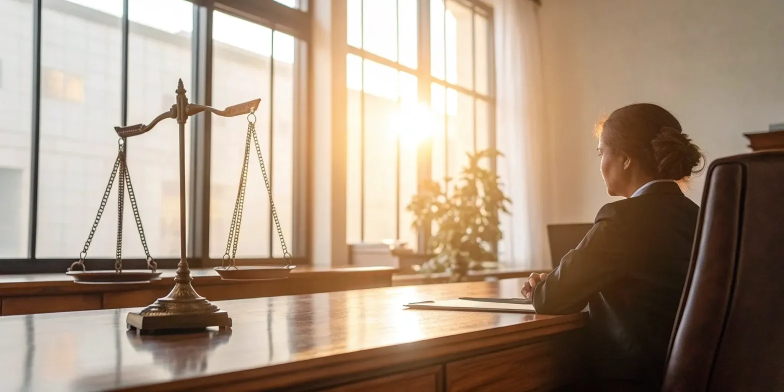 Springfield, MO workers' compensation lawyer reviewing case files.