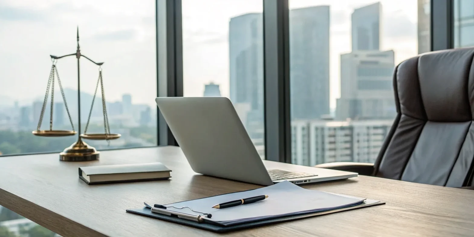 An attorney helps set up a healthcare power of attorney.